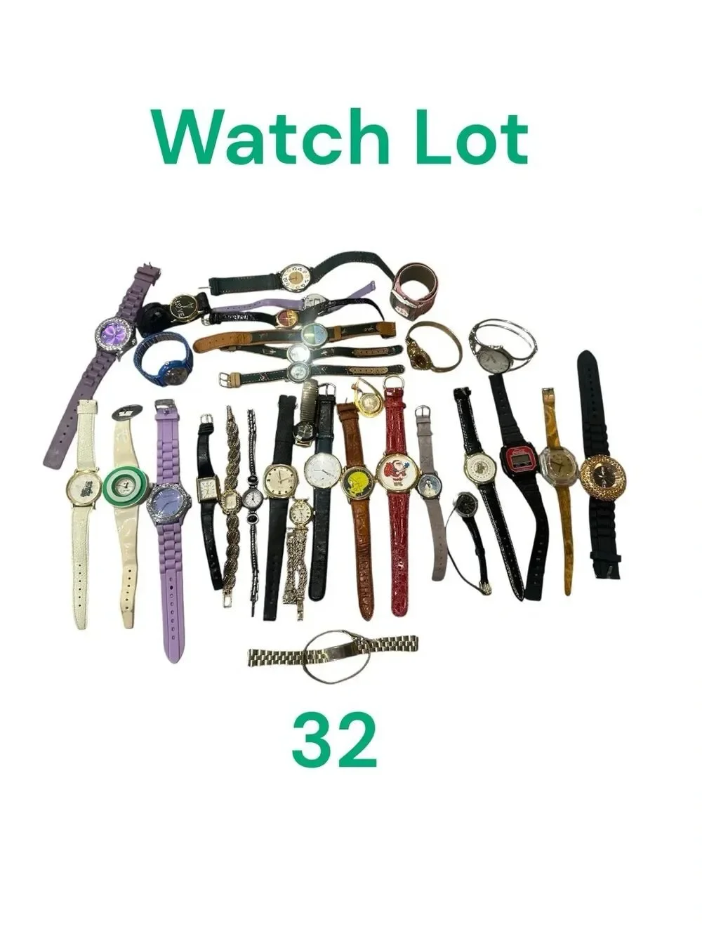 Estate to now Watch Bundle - Assorted Fashion Wristwatches